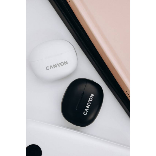 Фото - Наушники вкладыши беспроводные TWS Canyon TWS-8 (CNS-TWS8W) White