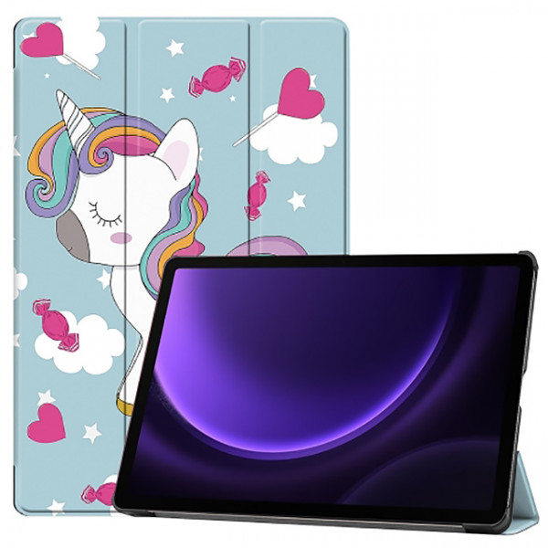 Фото - Чехол для планшета BeCover Smart Case for Samsung Galaxy Tab S9 (SM-X710/SM-X716)/S9 FE (SM-X510/SM-X516B) 11.0'' Unicorn (710425)