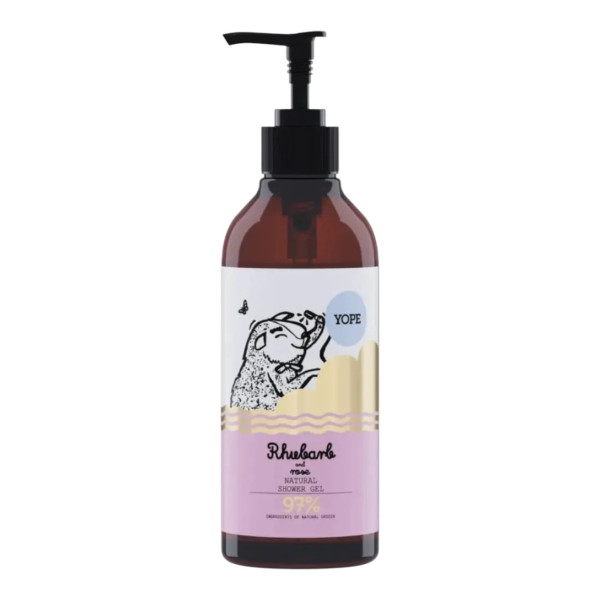 Фото - Гель для душа Yope Shower Gel RHUBARB & ROSE 400 мл (5903760201098)