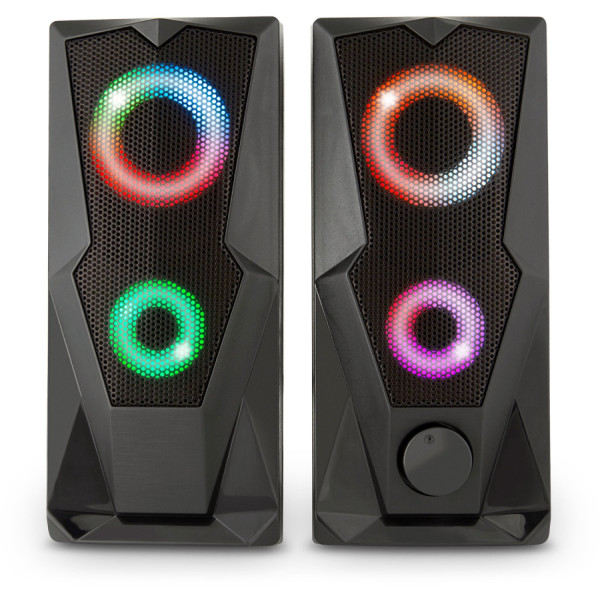 Фото - Компьютерная акустика компактная 2.0 YENKEE YSP 2003RGB USB Speaker PC 2.0 Black