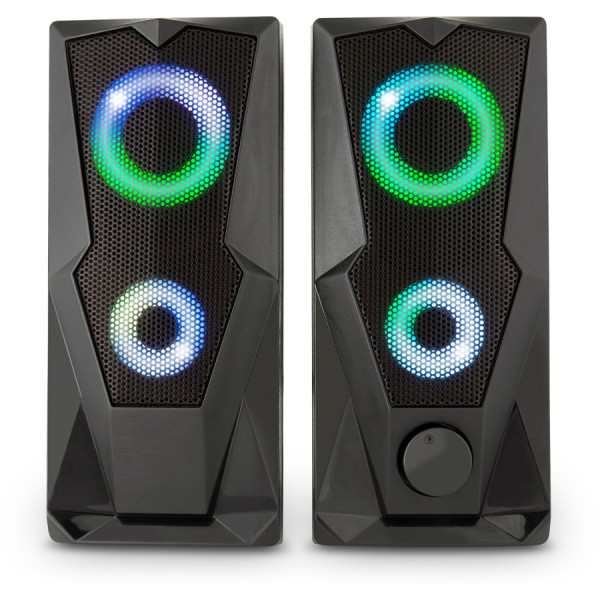 Фото - Компьютерная акустика компактная 2.0 YENKEE YSP 2003RGB USB Speaker PC 2.0 Black