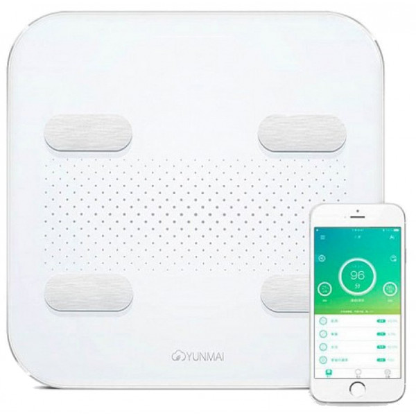 Фото - Микроповреждение - Весы напольные YUNMAI S Smart Scale White (M1805CH-WH)