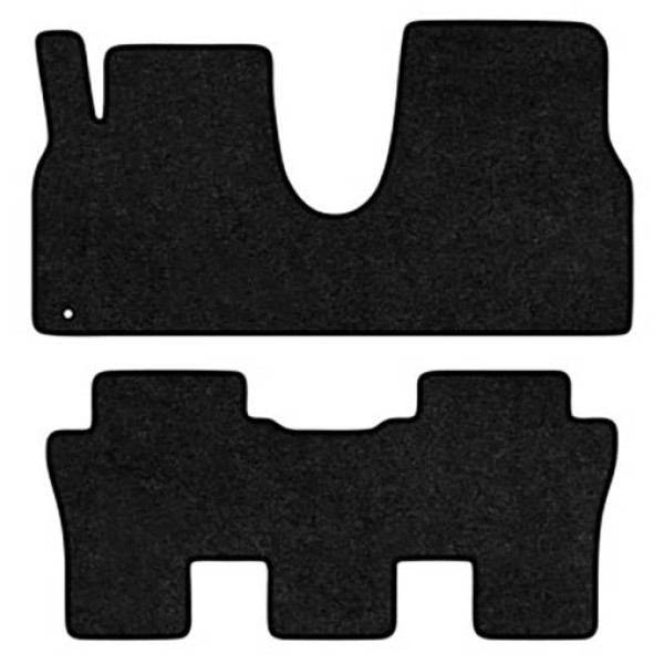 Фото - Коврики ворсовые в салон авто EVAtech Standard для Citroen C8 2002-2014 1 поколение Minivan EU черный кант CN22420Z2AV1VEB