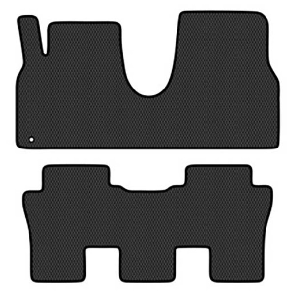 Фото - Коврики ворсовые в салон авто EVAtech Standard для Citroen C8 2002-2014 1 поколение Minivan EU черный кант CN22420Z2AV1VEB