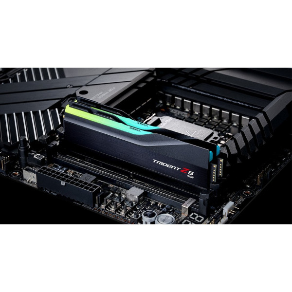 Фото - Память DDR G.Skill Trident Z5 RGB Black DDR5-7600 32GB KIT (2x16GB) (F5-7600J3646G16GX2-TZ5RK)