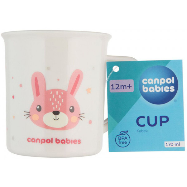 Фото - Чашка Canpol babies CUTE ANIMALS - розовая (4/413_pin2)