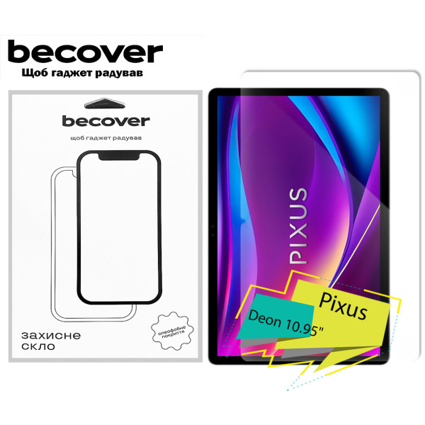 Фото - Защитное стекло для планшета BeCover for Pixus Deon 10.95" (713043)