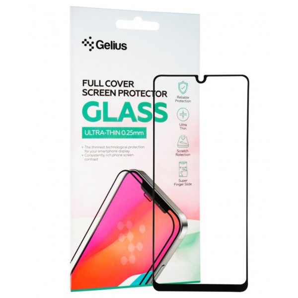 Фото - Защитное стекло для смартфона Gelius Full Cover Ultra-Thin 0.25mm for Samsung A315 (A31) Black (88711)