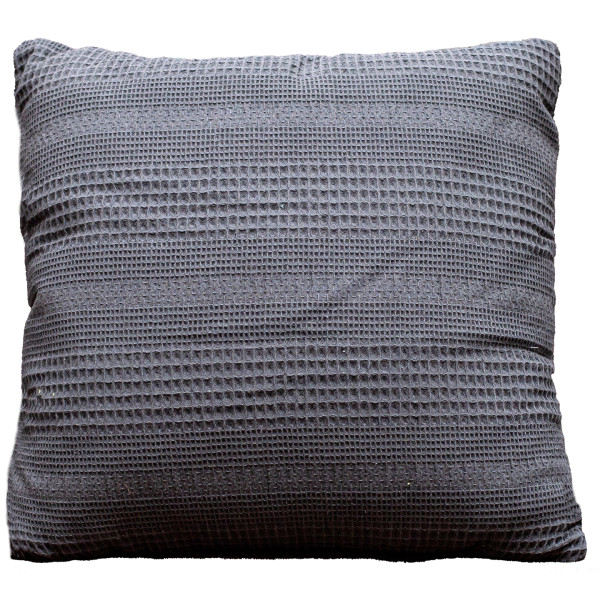 Фото - Подушка декоративная Zastelli Dark Gray WAFFLE 40х40 см (22159)