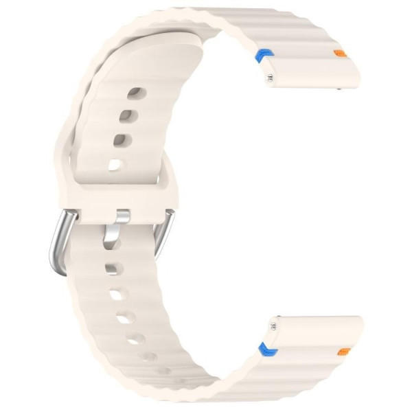 Фото - Ремешок для смарт-часов BeCover Ribbed Tape (20mm) for Samsung Galaxy Watch Active/Active 2 (40/44mm) / Gear S2/S2 Classic / Gear Sport Cream (714252)