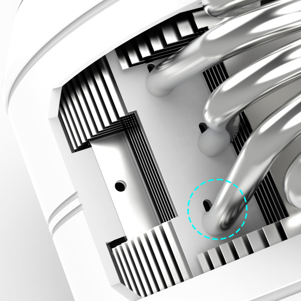 Фото - Процессорный кулер Zalman ZET5 White