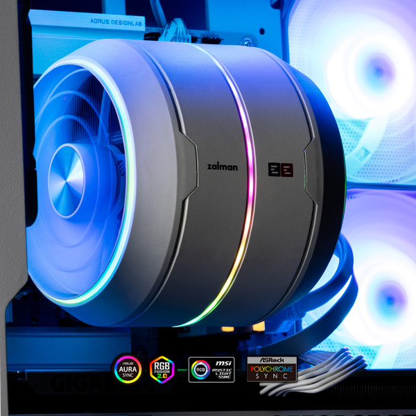 Фото - Процессорный кулер Zalman ZET5 White