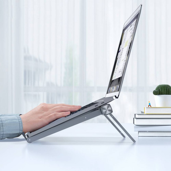 Фото - Подставка для ноутбука Essager Zenchey laptop stand holder Grey (ZEZJZD-ZC0G)