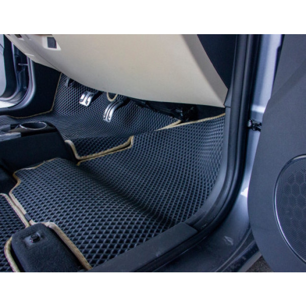 Фото - Коврики из экокожи в салон авто передние EVAtech ECO для D2 Zhidou 2014 1 поколение Htb China ZU42136AD2BBB