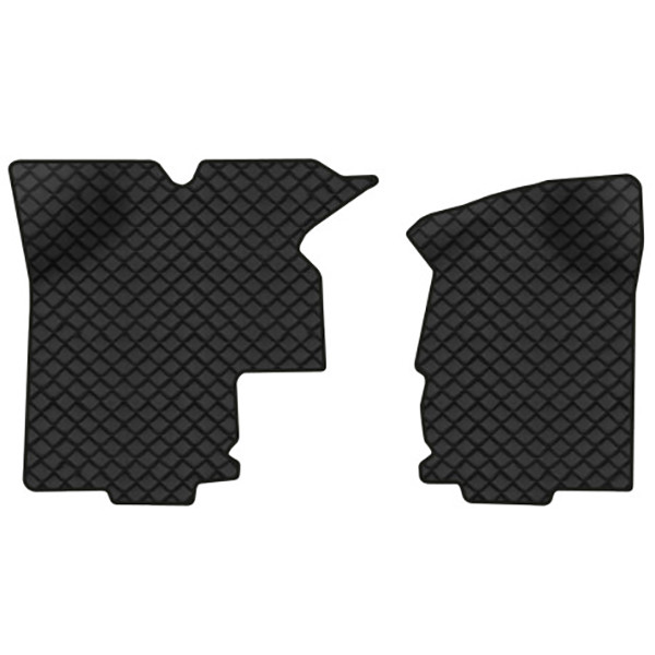 Фото - Коврики из экокожи в салон авто передние EVAtech ECO для D2 Zhidou 2014 1 поколение Htb China ZU42136AD2BBB