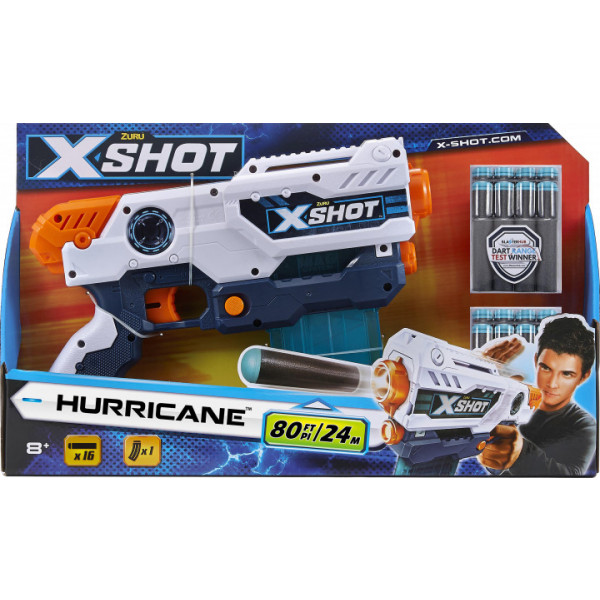 Фото - Бластер многозарядный ZURU X-Shot EXCEL Hurricane (16 патронов) (36440Z)