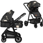 Черный с бежевым