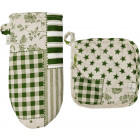 Бежевый/Зелёный