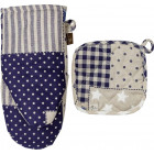 Бежевый/Синий