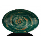 Зеленый с бежевым