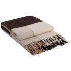 Бежевый с коричневым