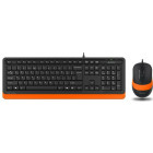 Черный с оранжевым