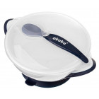 Белый с синим