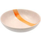 Белый с оранжевым