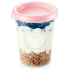 Прозрачный с розовым