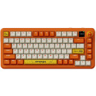 Белый с оранжевым