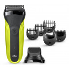 Черный с зеленым