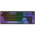 Черный с фиолетовым