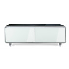 Белый с черным стеклом