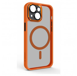 Чехол для смартфона Armorstandart Unit MagSafe SE for Apple iPhone 13 Orange Black (ARM75377)