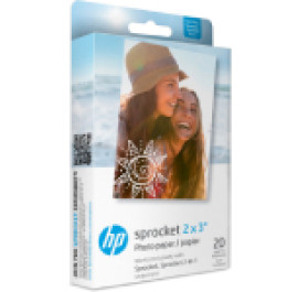 Фотопленка HP Sprocket Zink 2x3" глянцевая самоклеющаяся 20 шт. (HPIZ2X320)