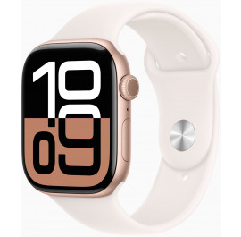 Смарт-часы Apple Watch Series 10 GPS 42mm Rose Gold Aluminium Case with Light Blush Sport Band - S/M