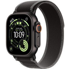 Смарт-часы Apple Watch Ultra 3 GPS + eSIM 49mm Black Titanium Case with Black/Charcoal Trail Loop - M/L