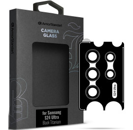 Защитное стекло для смартфона Armorstandart для камеры Supreme Black Icon for Samsung S24 Ultra Black Titanium (ARM76602)