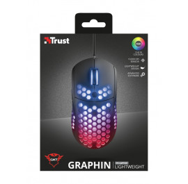 Фото - Мышь проводная игровая Trust GXT 960 Graphin Ultra-lightweight RGB USB Black (23758)