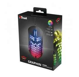 Фото - Мышь проводная игровая Trust GXT 960 Graphin Ultra-lightweight RGB USB Black (23758)