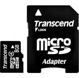 Купить Карта памяти Transcend microSDHC 8GB Class 4+SD adapter (TS8GUSDHC4) Купить Карта памяти Transcend microSDHC 8GB Class 4+SD adapter (TS8GUSDHC4)