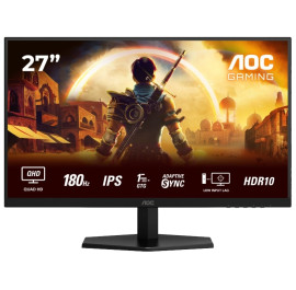 Монитор игровой AOC Q27G42XE Black/Red
