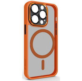 Чехол для смартфона Armorstandart Unit MagSafe SE for Apple iPhone 14 Pro Orange Black (ARM75375)