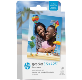 Фотопленка HP Sprocket Zink 3.5x4.25" глянцевая самоклеющаяся 50 шт. (HPIZ3X450)