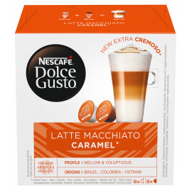 Кофе в капсулах Nescafe DOLCE GUSTO Latte Macchiato Карамель 16 шт. 145,6г