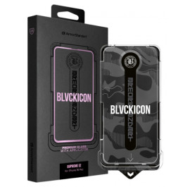 Защитное стекло для смартфона Armorstandart с апликатором Black Icon Supreme EZ for iPhone 16 Pro (ARM80849)