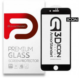 Защитное стекло для смартфона Armorstandart Icon 3D for Apple iPhone SE 2022/2020/8/7 Black (ARM55980-GI3D-BK)