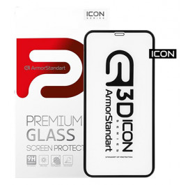 Защитное стекло для смартфона Armorstandart Icon for Apple iPhone 11/XR Black 0.33mm 3D (ARM55979-GI3D-BK)
