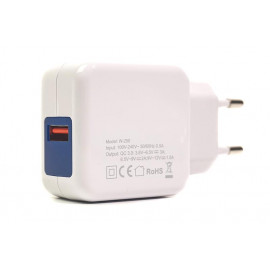 Купить Сетевое зарядное устройство PowerPlant W-250 QC 3.0 1xUSB White (SC230013) Купить Сетевое зарядное устройство PowerPlant W-250 QC 3.0 1xUSB White (SC230013)