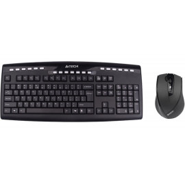 Купить Клавиатура+мышь беспроводная A4tech 9200F (GR-86+G9-730FX) Black Купить Клавиатура+мышь беспроводная A4tech 9200F (GR-86+G9-730FX) Black
